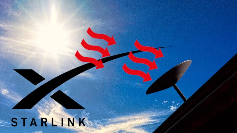Starlink Elona Muska ma wielką wadę. Upały odcinają dostęp do Internetu