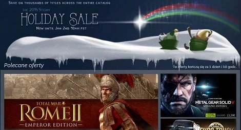 Ruszyła świąteczna wyprzedaż na Steamie!