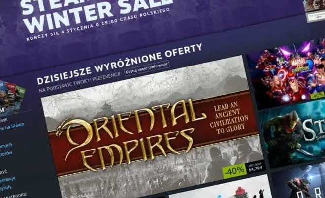 Zimowa wyprzedaż gier na Steamie – przegląd najlepszych ofert