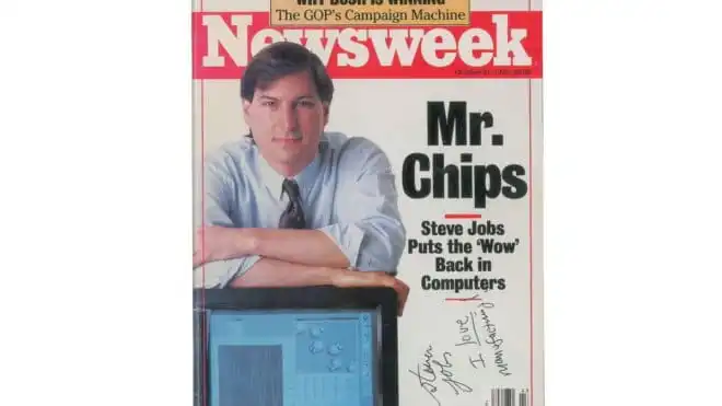 Czasopismo z autografem Steve’a Jobsa sprzedane za ogromną kwotę