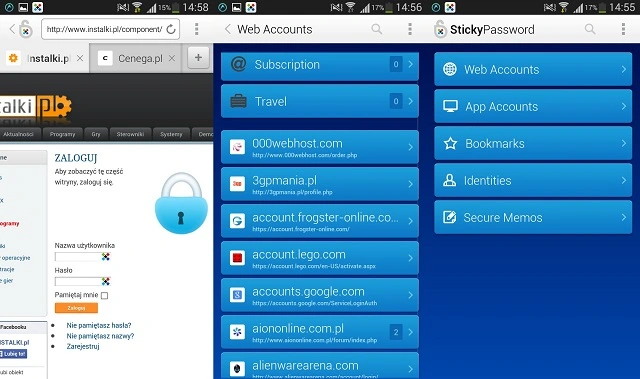 sticky password android