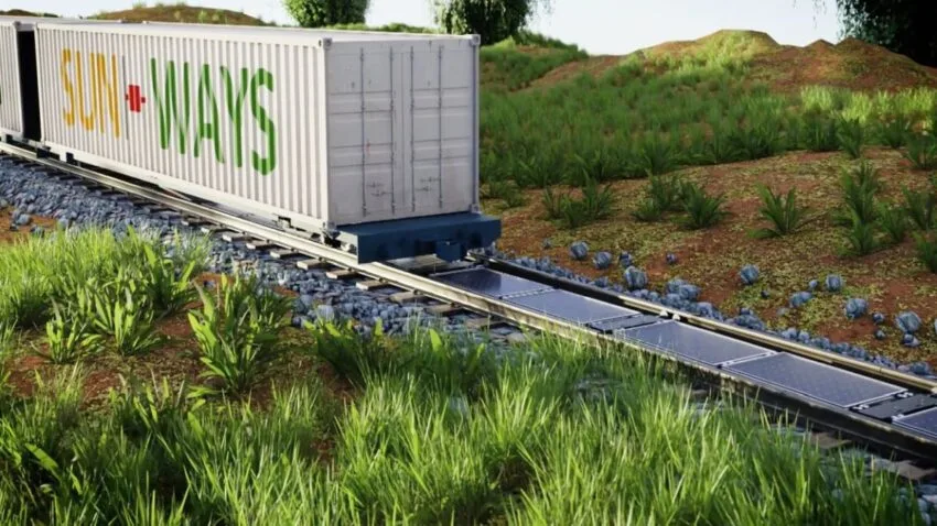 Panele słoneczne na torach kolejowych? To pomysł realizowany w Szwajcarii