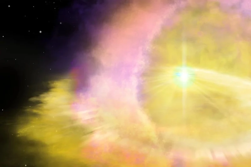 Rekordowo jasna supernowa mogła być efektem zderzenia dwóch gwiazd