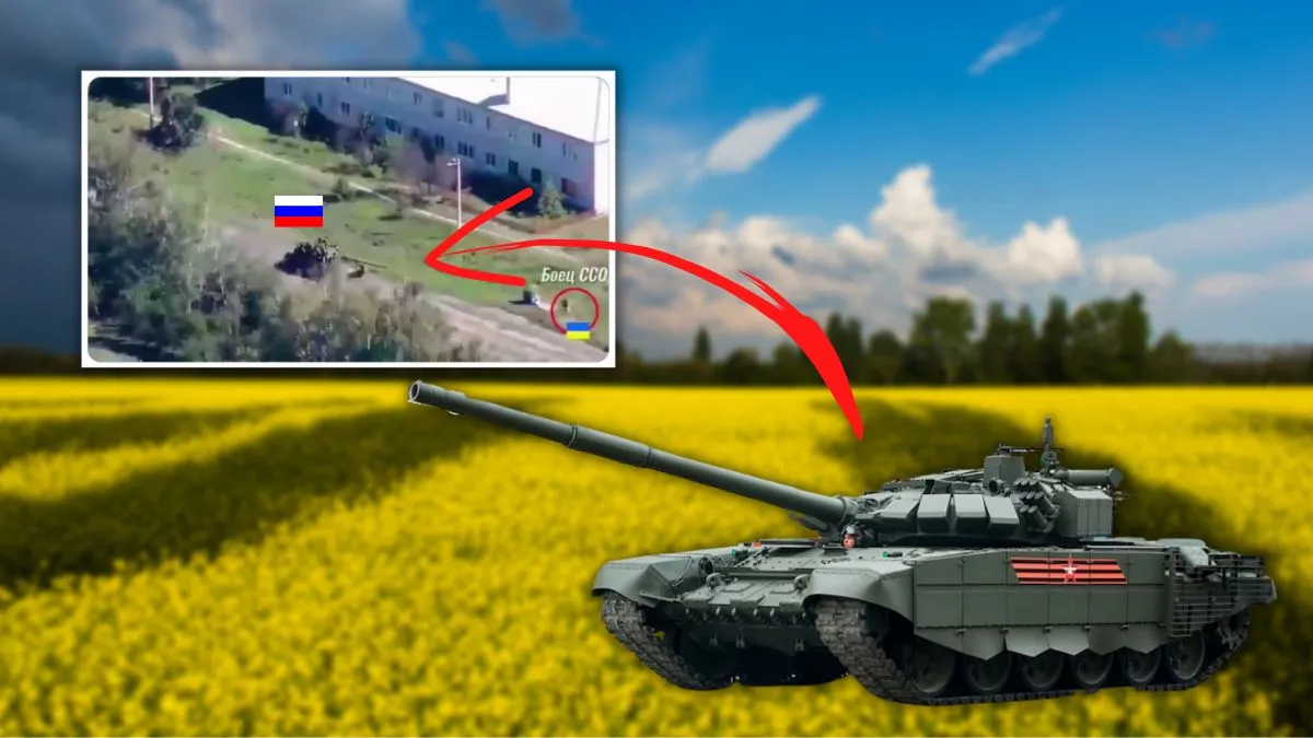 Drift czołgiem T-72B3. Uciekający Rosjanie hitem internetu
