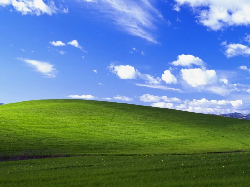 tapeta windows XP 4K idylla mini