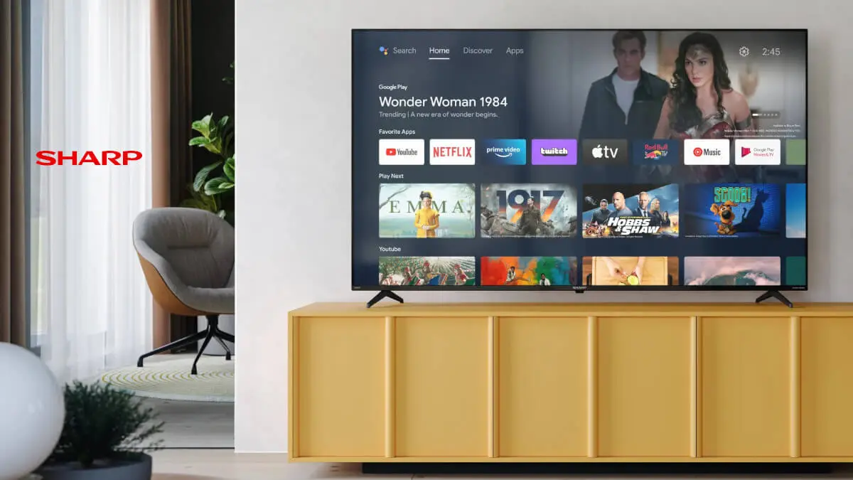 Nowa seria niedrogich telewizorów Sharp FN z obrazem 4K HDR i dźwiękiem Harman Kardon