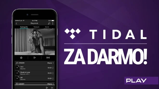 Milion klientów Play korzysta już z serwisu Tidal