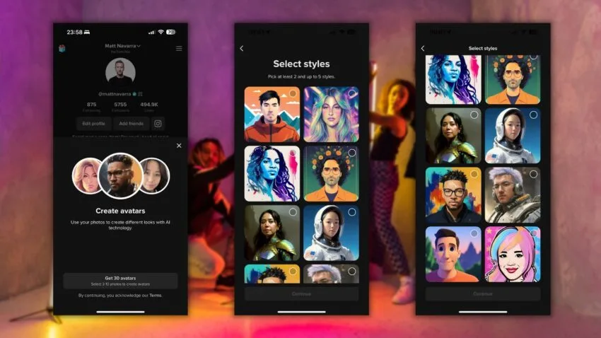 Wkrótce sztuczna inteligencja wygeneruje Ci awatar na TikToku