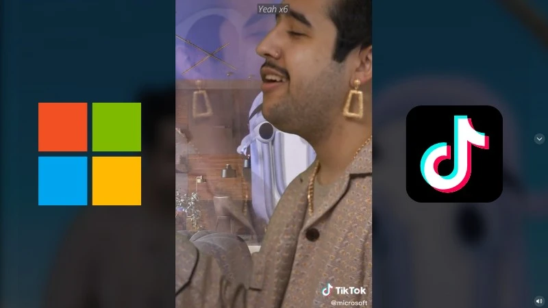 Microsoft umieszcza absurdalne wideo na TikToku. Bohaterem Pan Spinacz