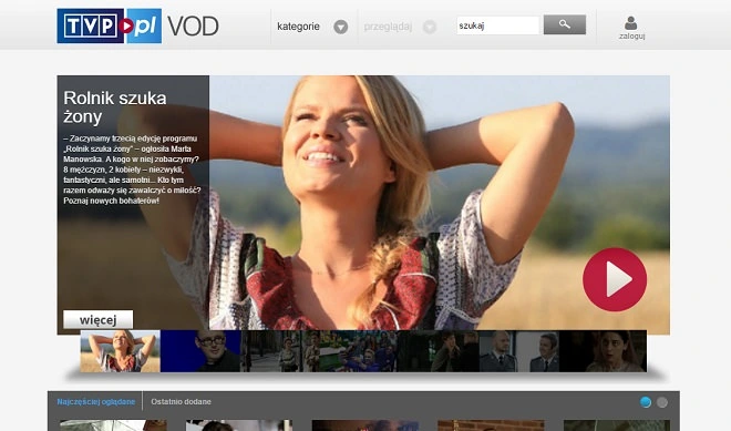 Telewizja Polska stawia na własny serwis VOD