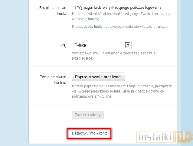 twitter usuwanie 2
