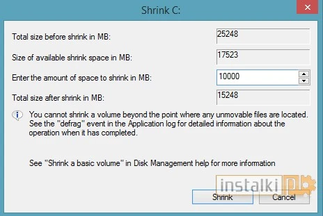 tworzenie partycji 5