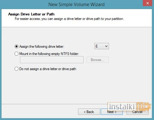 tworzenie partycji 8