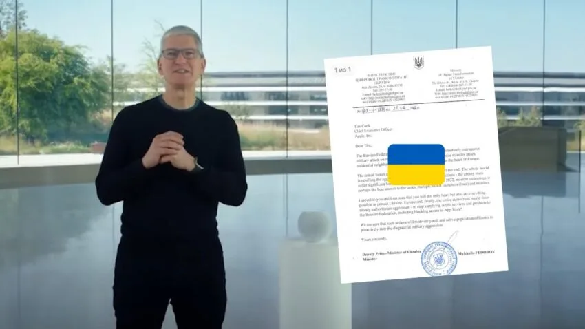 Ukraina apeluje do Apple o odcięcie Rosjan od sprzętu i usług
