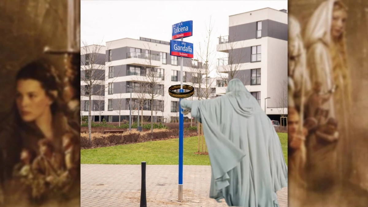 Ulice Tolkiena i Gandalfa pojawiły się na warszawskim Mordorze