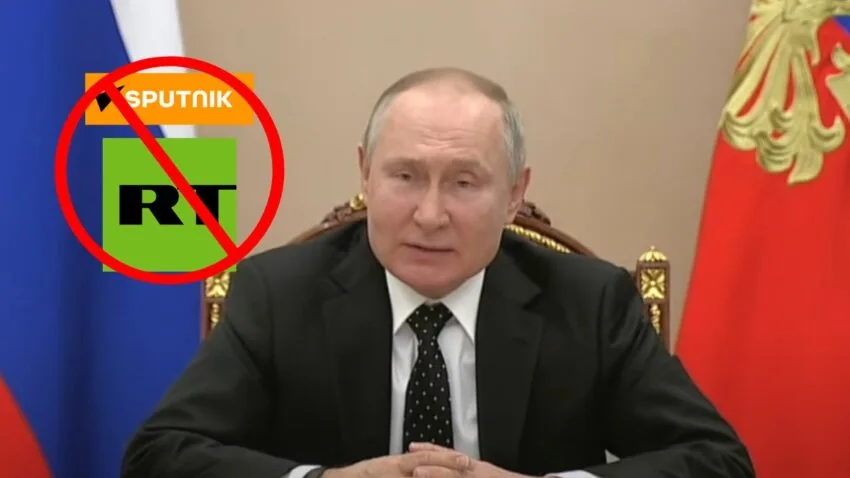 Unia Europejska postanowiła. Rosyjska telewizja wyrzucona z Europy