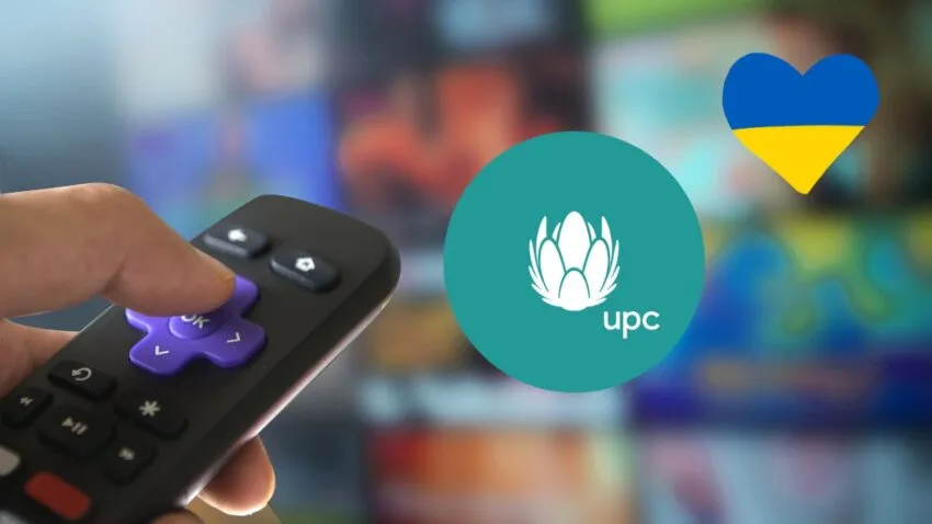 UPC oferuje darmowy internet i telewizję dla uchodźców z Ukrainy