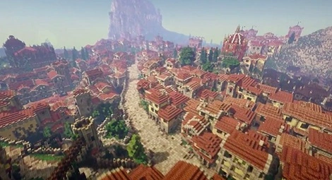 Świat z Gry o Tron odtworzony w Minecrafcie! (wideo)