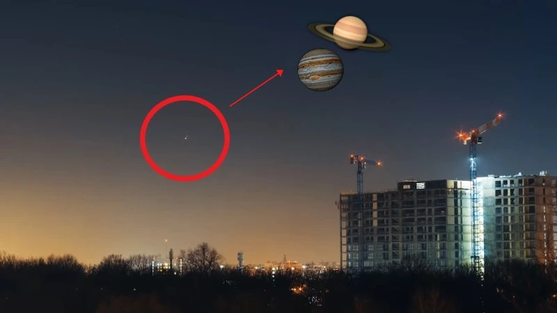 Gwiazda Betlejemska 2020. Wielka koniunkcja Jowisza i Saturna – nagranie z Polski (wideo)