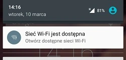 Jak wyłączyć powiadomienia o dostępnych sieciach Wi-Fi na Androidzie?