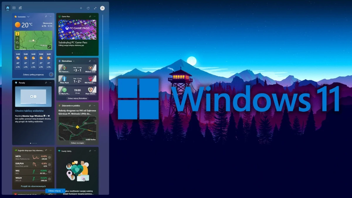 Windows 11 ma w końcu otrzymać widżety z prawdziwego zdarzenia