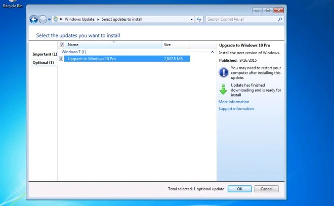 Błąd mógł sprawić, że Windows 10 instalował się bez naszej wiedzy