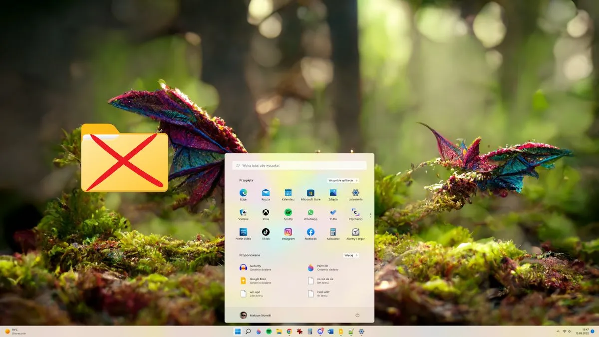 Założę się, że nie nazwiesz pliku w Windows w ten sposób