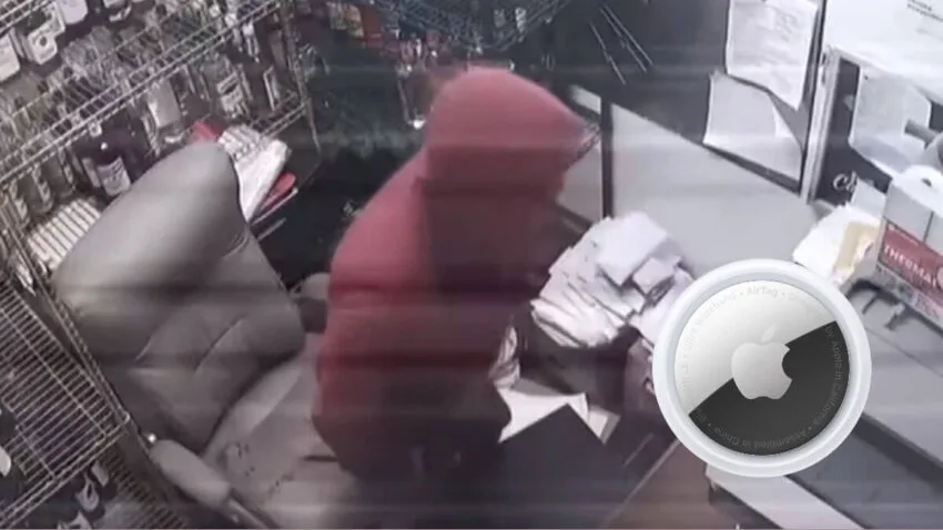Złapano groźnego włamywacza. Nie udałoby się to bez użycia AirTaga