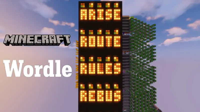 Hit ostatnich miesięcy odtworzony w Minecrafcie. Słowna gra Wordle w blokowym świecie