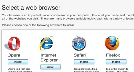 Microsoft usuwa ekran wyboru przeglądarki z systemu