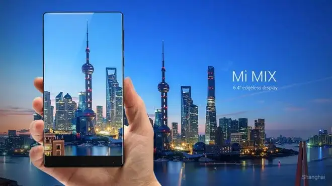 Xiaomi Mi Mix – niesamowity koncept telefonu z bezramkowym wyświetlaczem