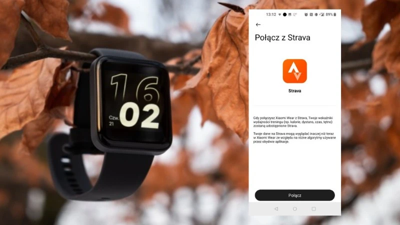 Xiaomi Wear nareszcie oferuję synchronizację danych do Strava