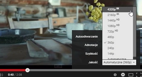 YouTube wspiera już wideo w rozdzielczości 8K