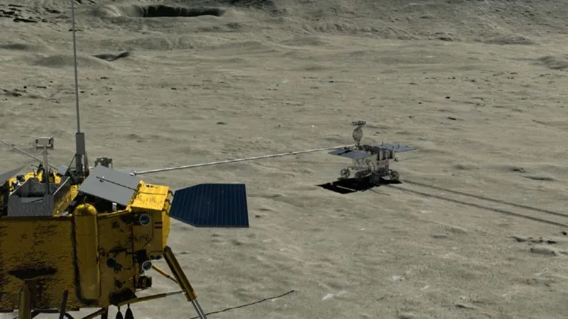 Chiński łazik znalazł na niewidocznej stronie Księżyca tajemniczą substancję