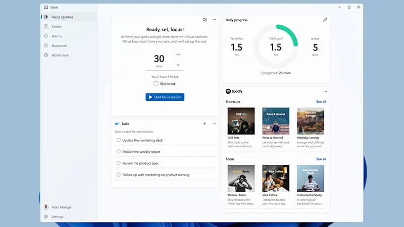 Zegar w Windows 11 ze świetnymi funkcjami, na które czekałem